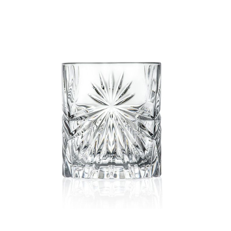 Set 4 Vasos Bajos RCR Cristal Tallado-2