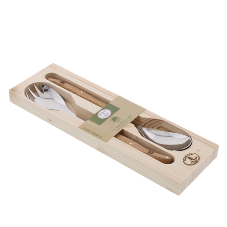 Set ensalada imitacion madera -0