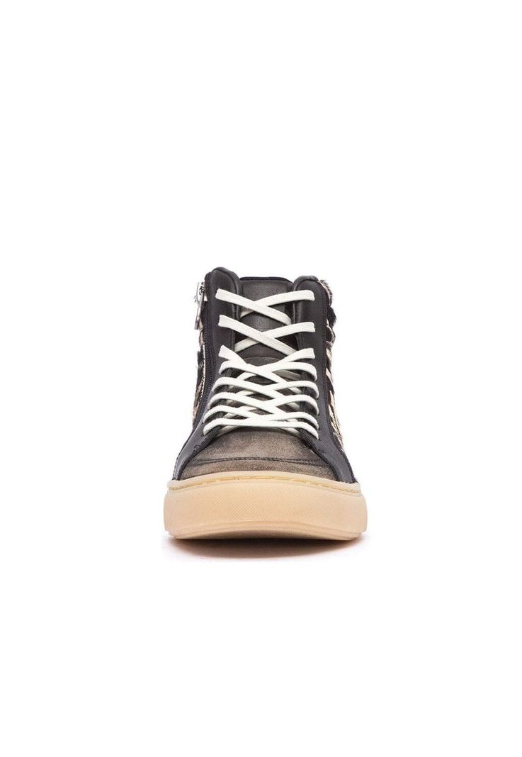 Zapatilla Mujer De Cuero Miriam C2 Zebra-2