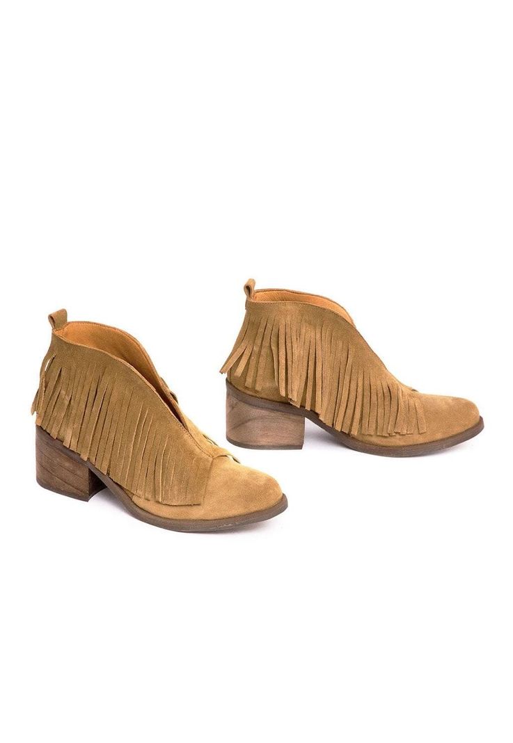 Botin Mujer De Cuero Jane C2 Taupe-5