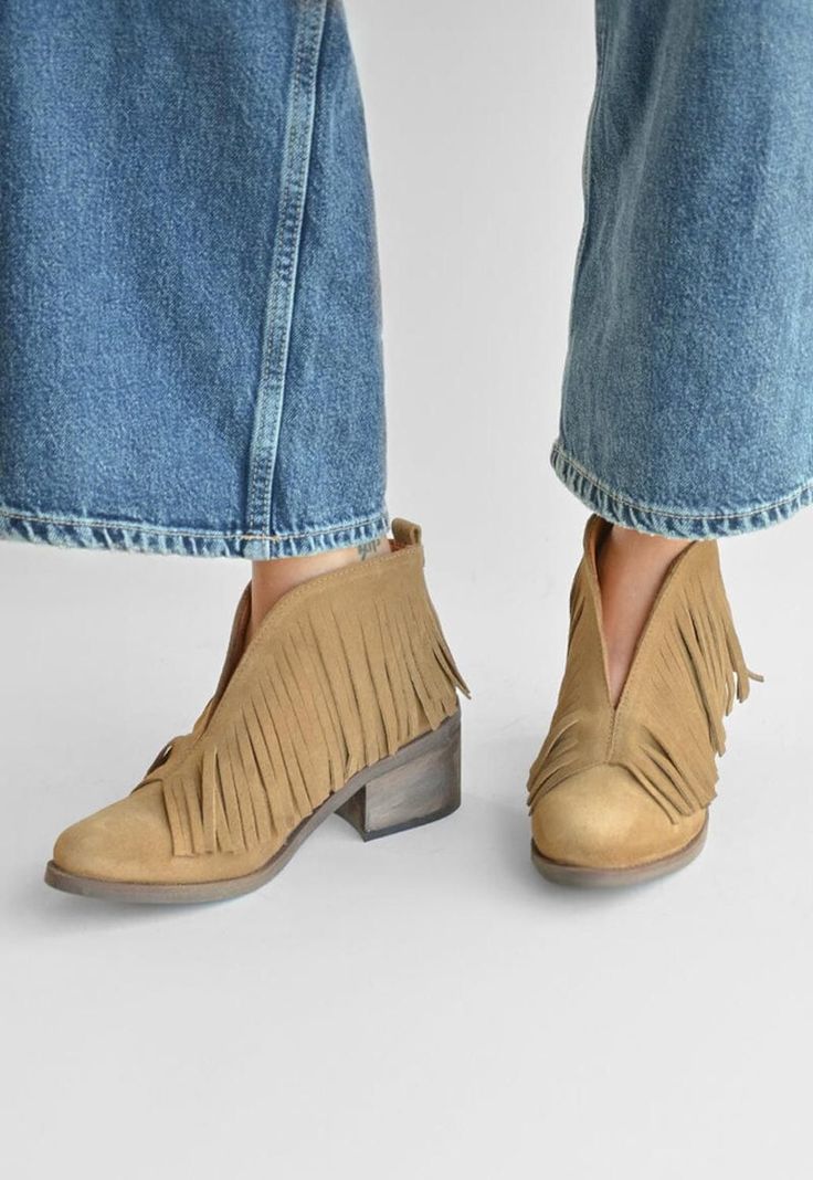 Botin Mujer De Cuero Jane C2 Taupe-6