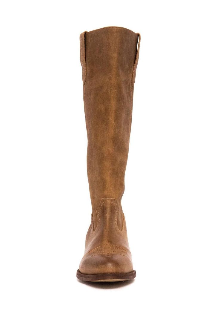 Bota Mujer De Cuero Fatima Taupe C2-1