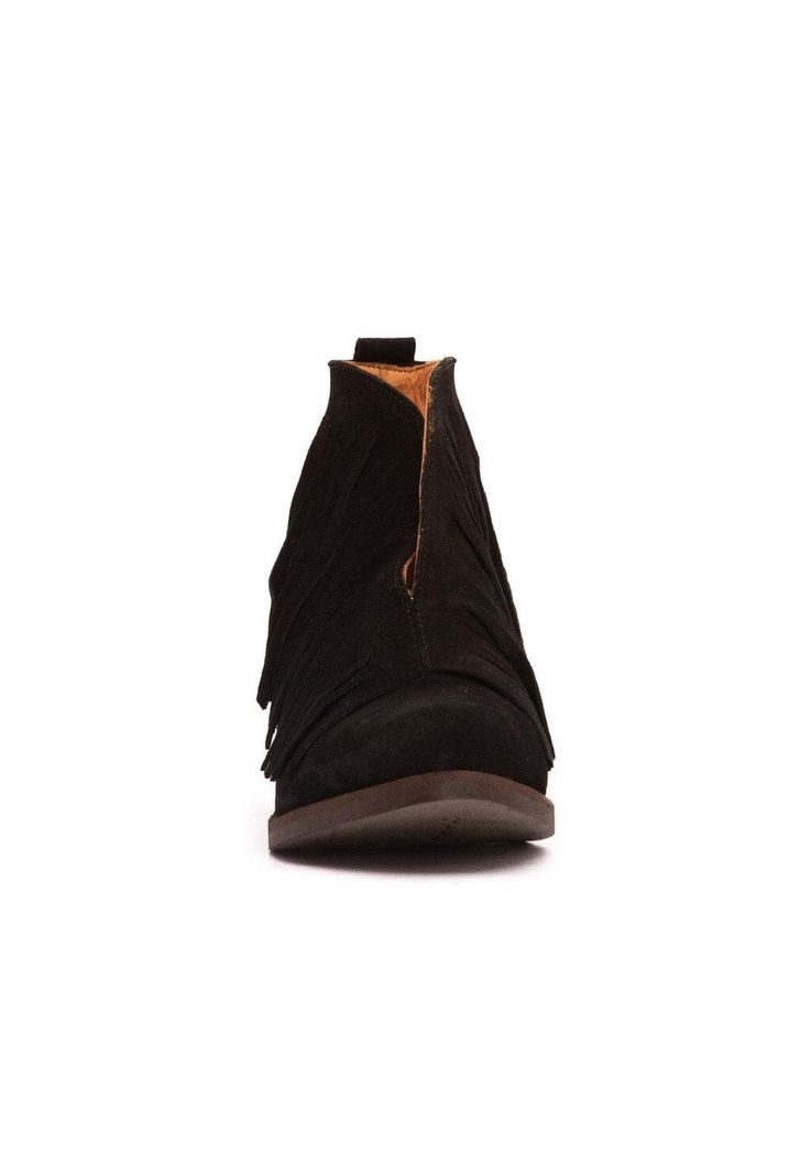 Botin Mujer De Cuero Jane C1 Negro-1