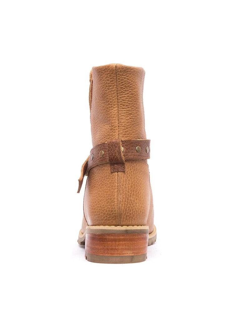 Bota Mujer De Cuero Rita C2 Camel-4