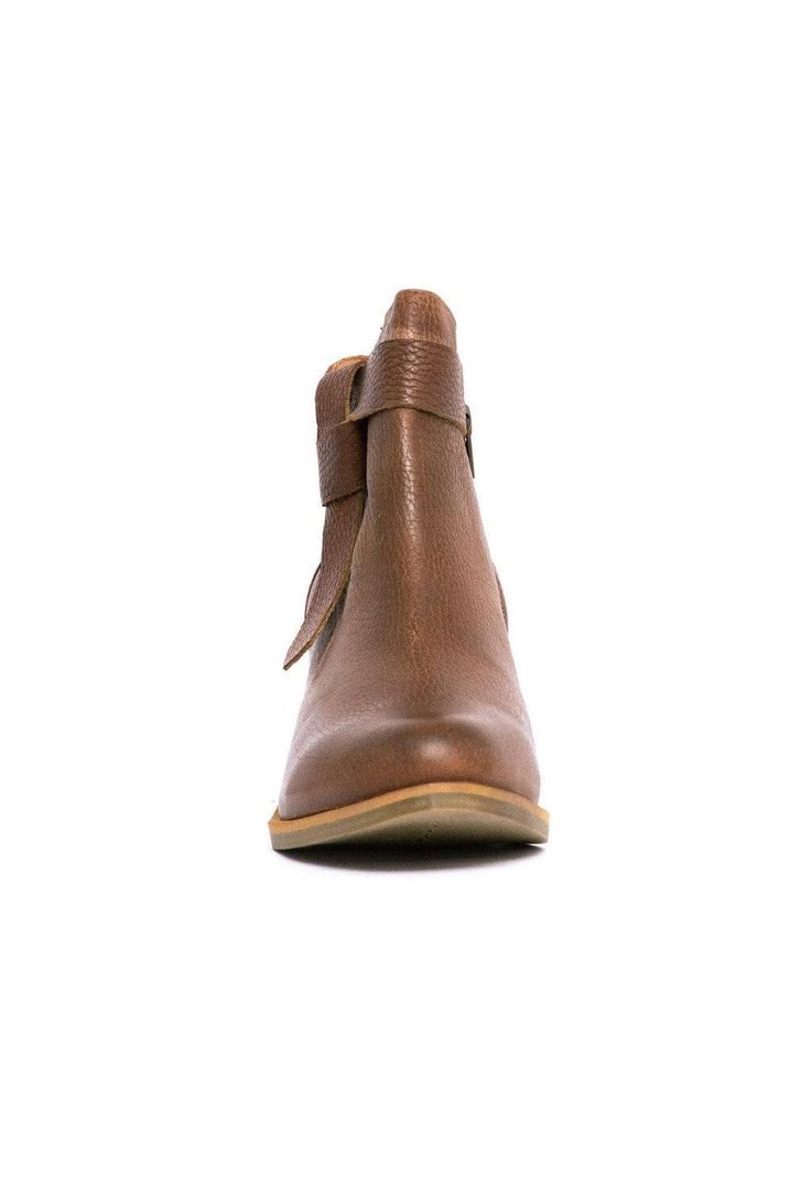 Botin Mujer De Cuero Grace C2 Café-2