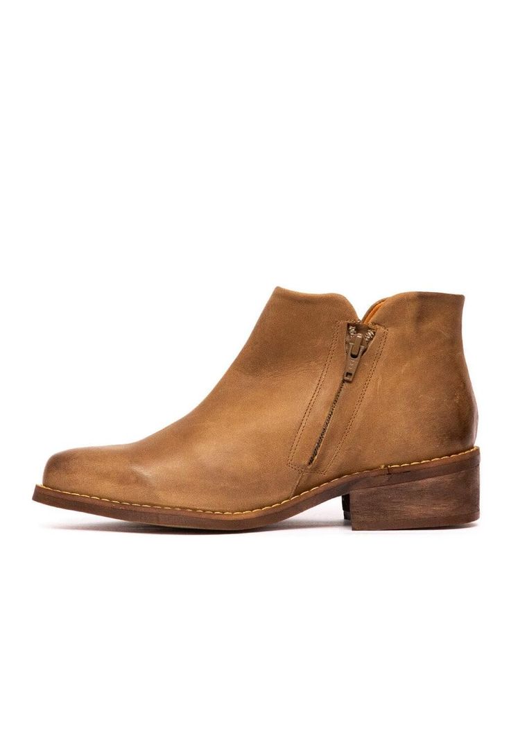 Botin Mujer De Cuero Virginia C2 Taupe-3