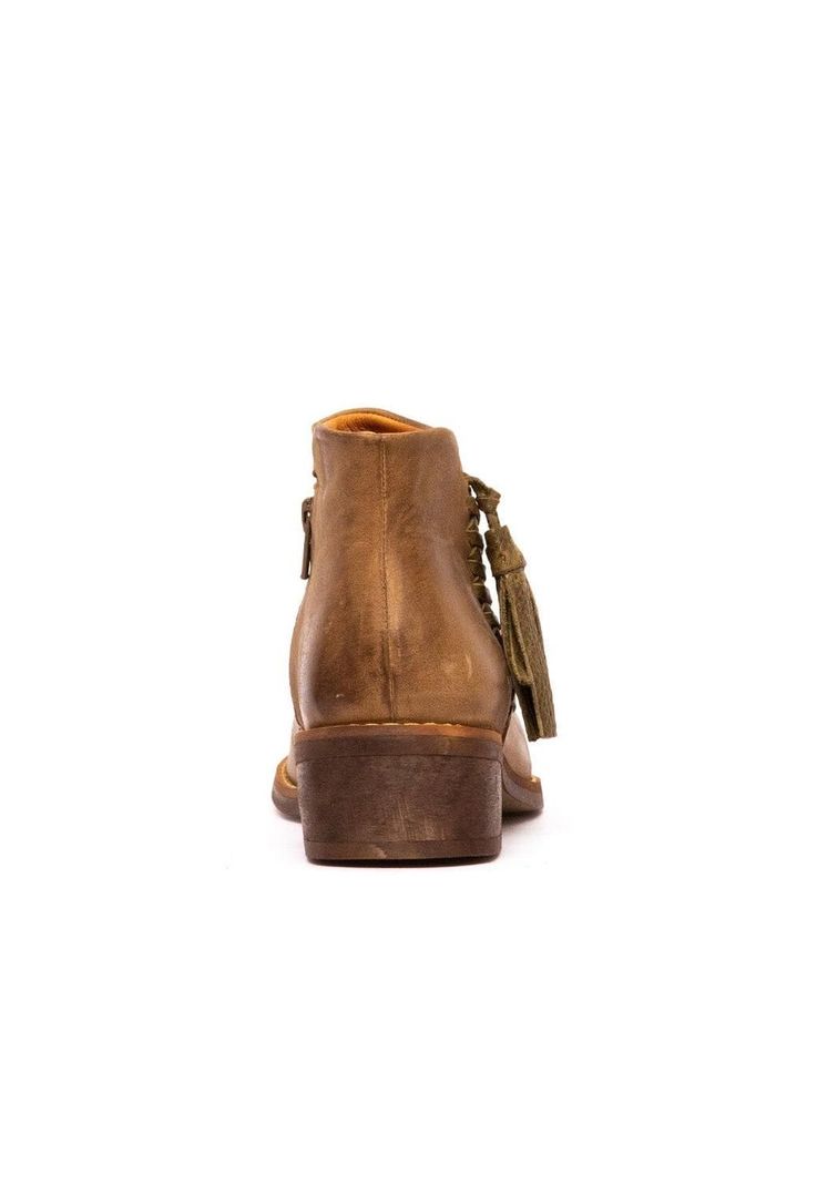 Botin Mujer De Cuero Virginia C2 Taupe-4