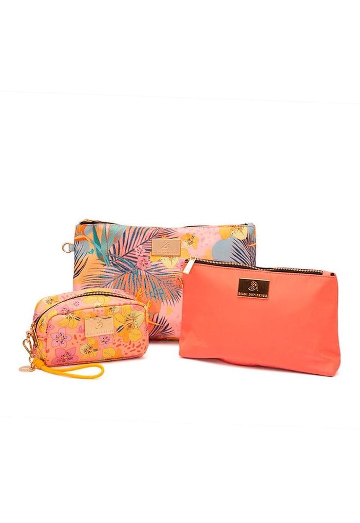 Neceser Mujer De Semi Cuero Kentia C8 Coral-1