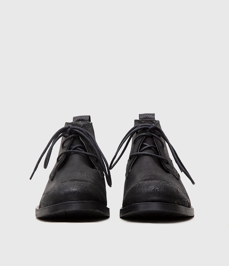 Botin Hombre De Cuero Escuti C8 Negro-5