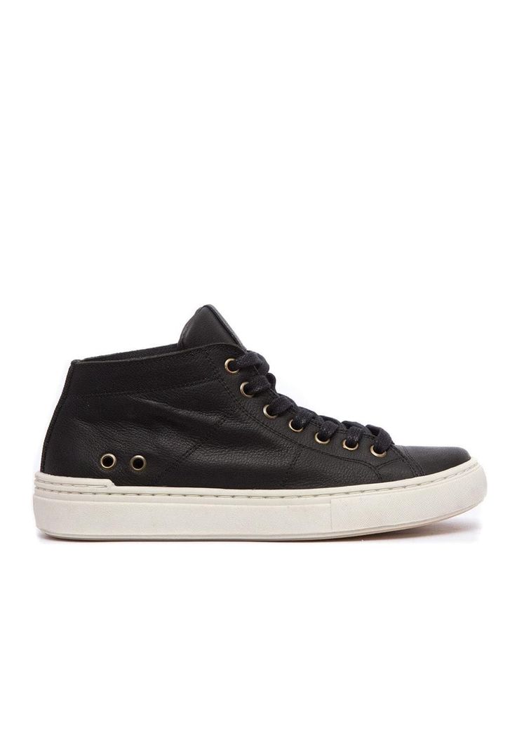 Zapatilla Mujer De Cuero Adela C1 Negro-0