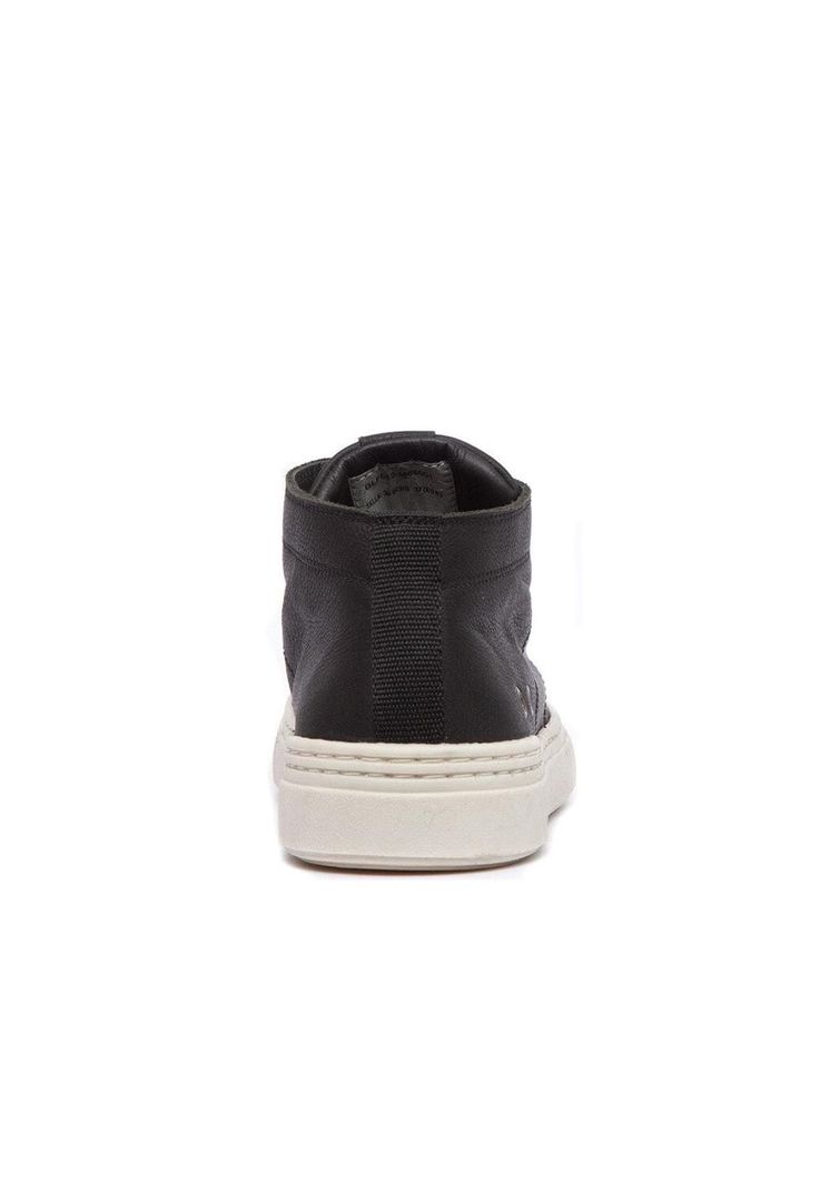 Zapatilla Mujer De Cuero Adela C1 Negro-4