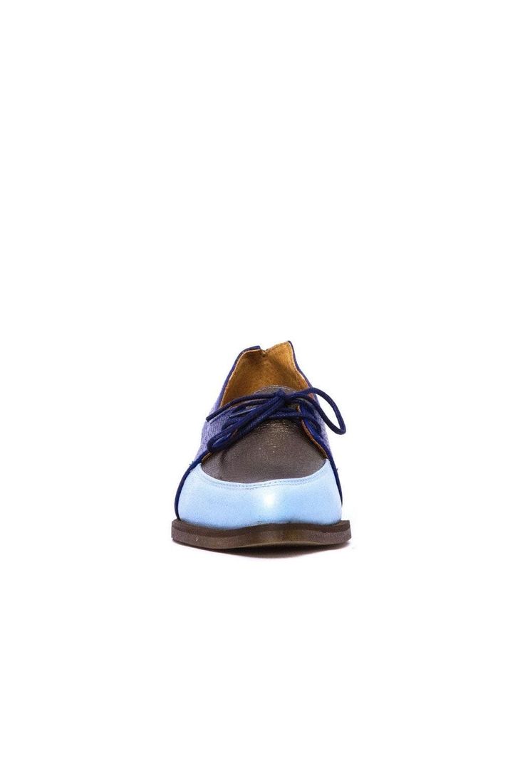 Zapato Mujer De Cuero Indira C3 Azul Celeste-2