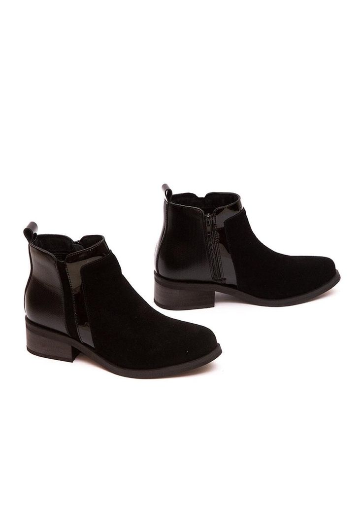 Botin Mujer De Cuero Urogallo C30 Negro -5