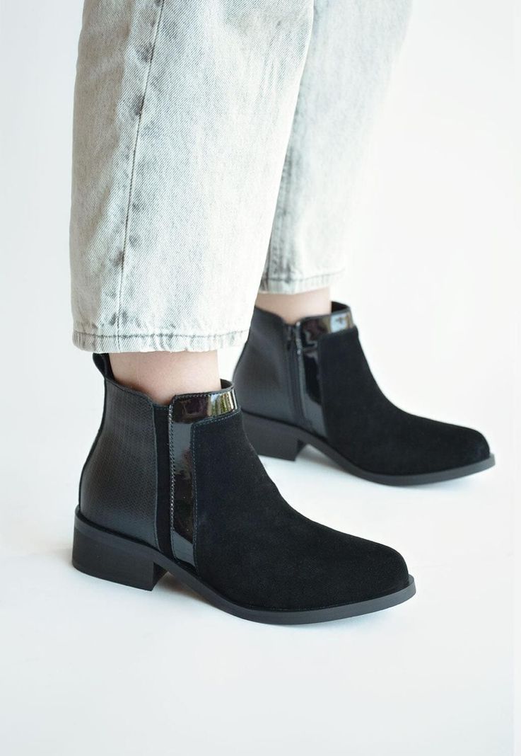 Botin Mujer De Cuero Urogallo C30 Negro -6