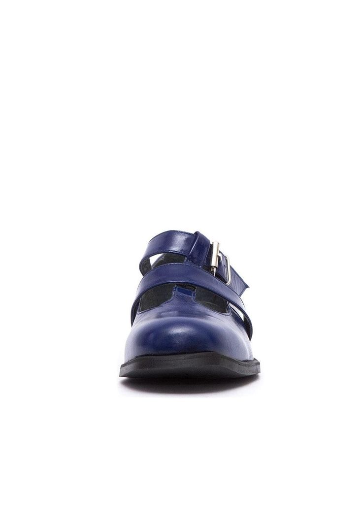 Zapato Mujer De Cuero Teresa C1 Azul-2