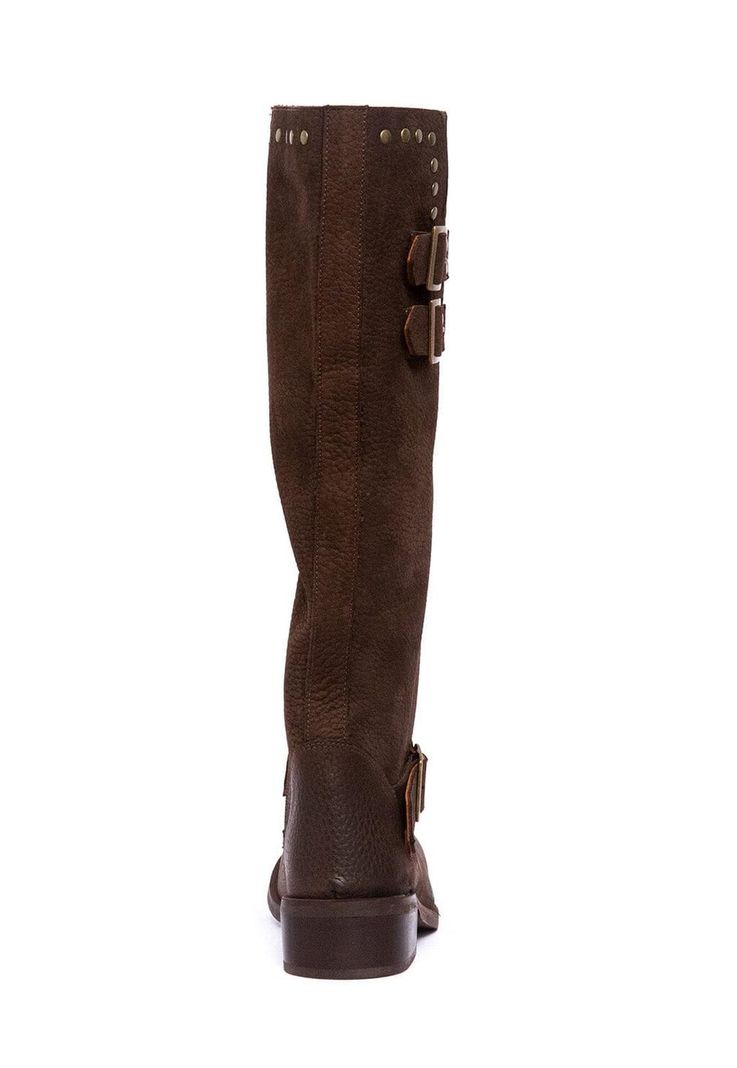 Bota Mujer De Cuero Carpintero Café C20-3