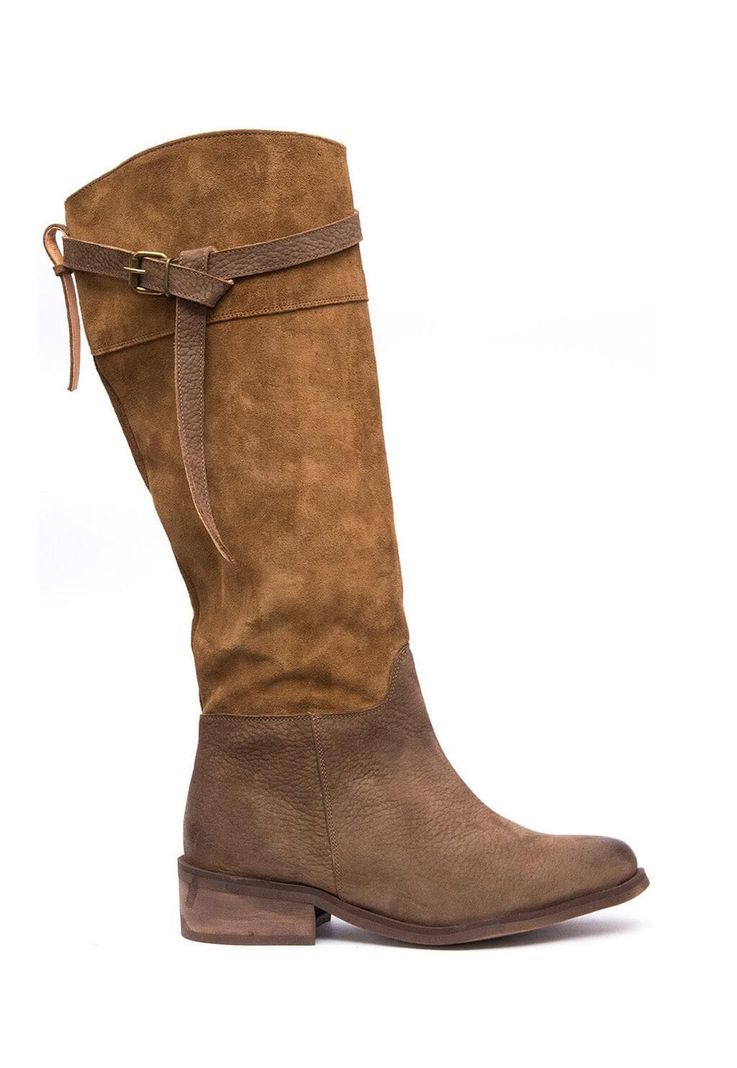 Bota Mujer De Cuero Sonia Café C5-0
