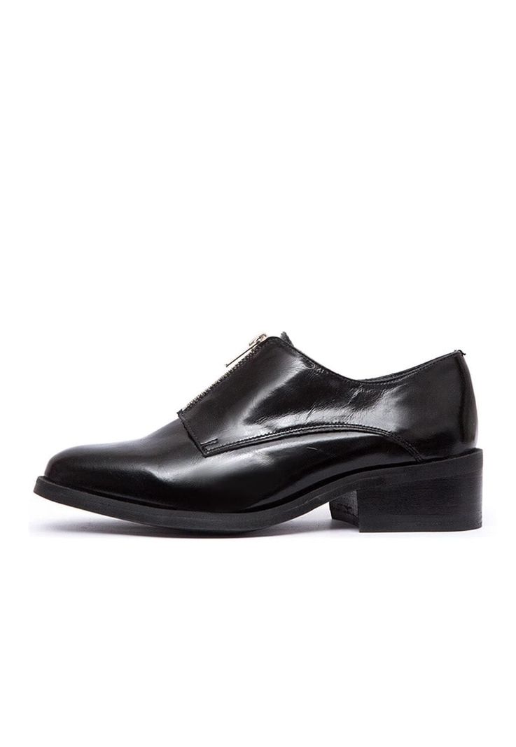 Zapato Mujer De Cuero Leonor C1 Negro-3