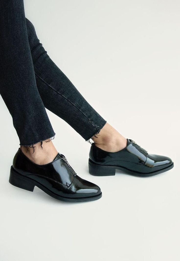 Zapato Mujer De Cuero Leonor C1 Negro-5