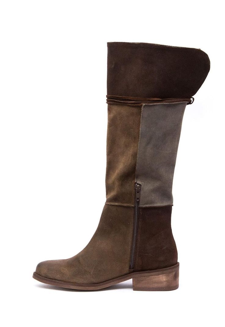 Bota Mujer De Cuero Jade Café C4-2
