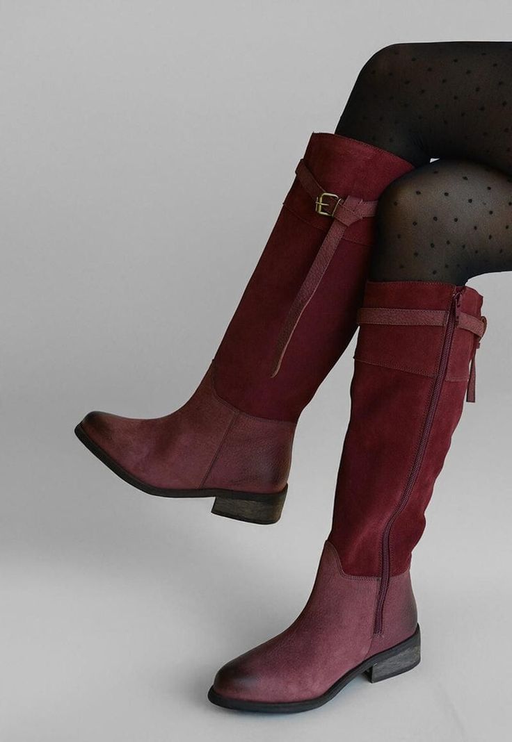 Bota Mujer De Cuero Sonia Burdeo C6-5