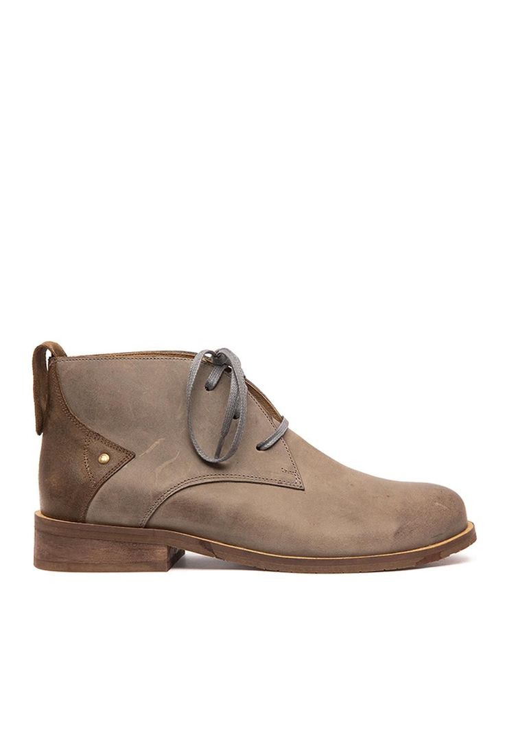 Botin Hombre De Cuero Escuti C2 Gris-0