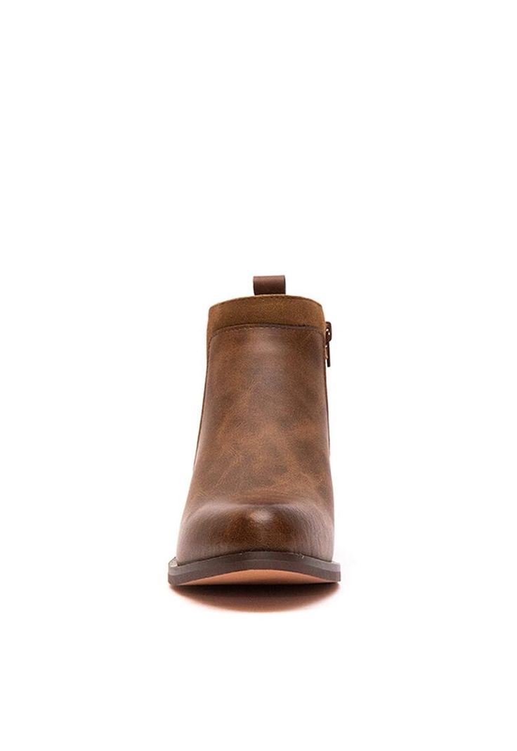 Botin Mujer De Cuero Urogallo C31 Café-4