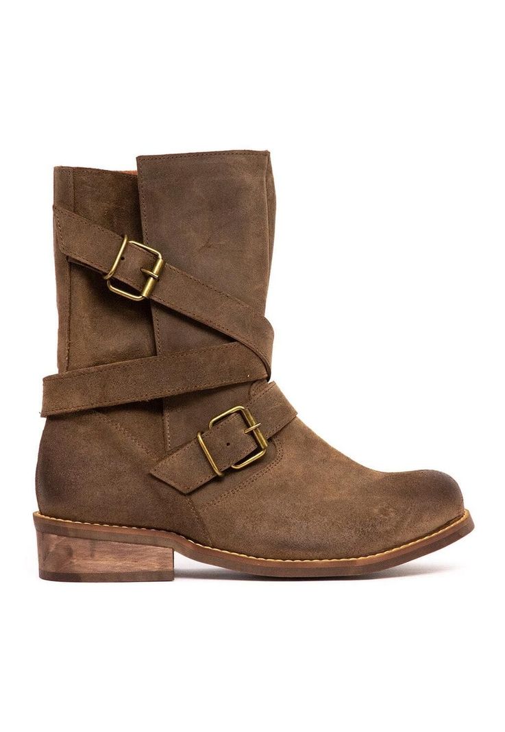 Bota Mujer De Cuero Paola C6 Verde -0