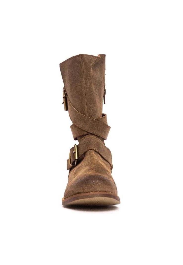 Bota Mujer De Cuero Paola C6 Verde -2