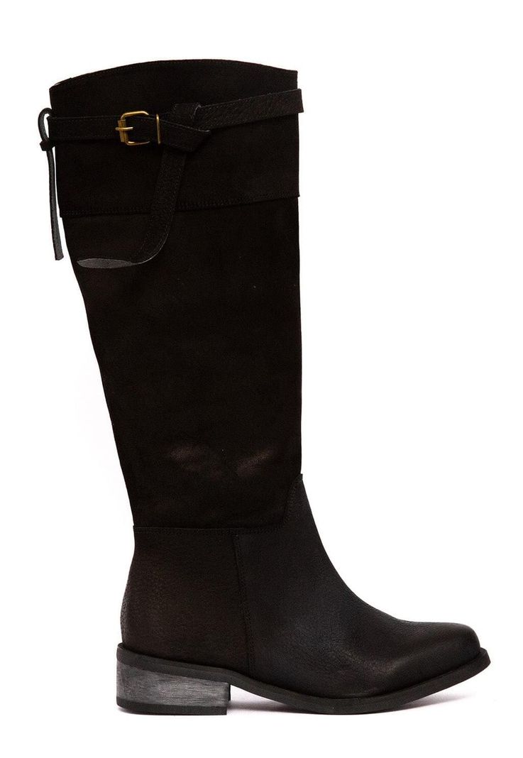Bota Mujer De Cuero Sonia Negro C4-0