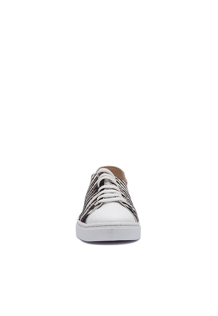 Zapatilla Mujer De Cuero Roques C3 Zebra-1