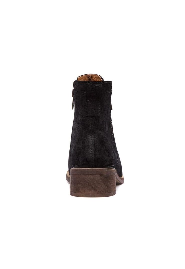 Botin Mujer De Cuero Lena C1 Negro -3