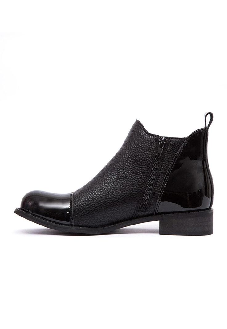 Botines Mujer De Cuero Verdecillo C20 Negro -3