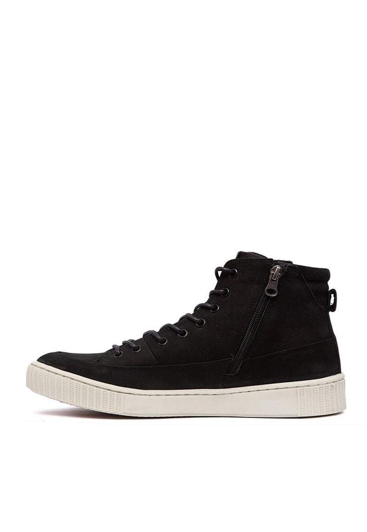 Zapatilla Hombre De Cuero Martin C1 Negro-3