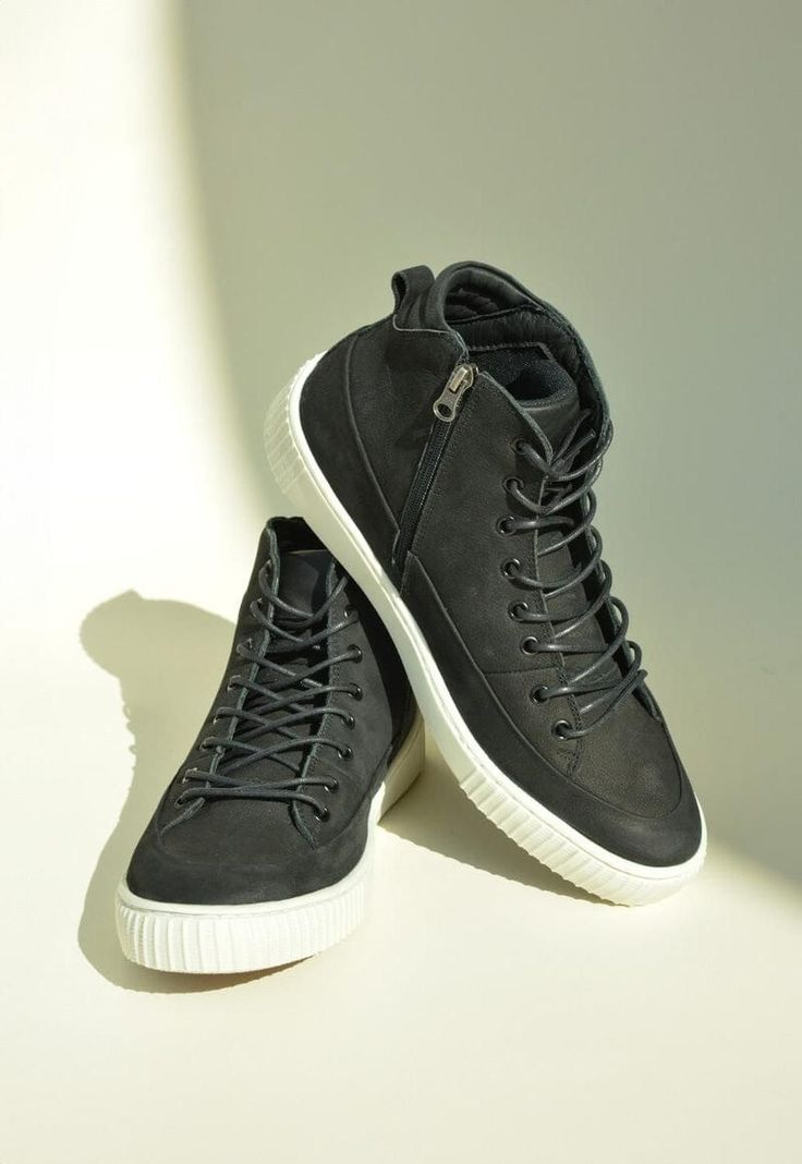 Zapatilla Hombre De Cuero Martin C1 Negro-6