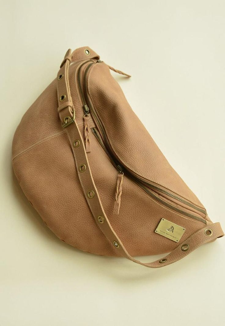 Banano Mujer De Cuero Atenea C4 Camel-0