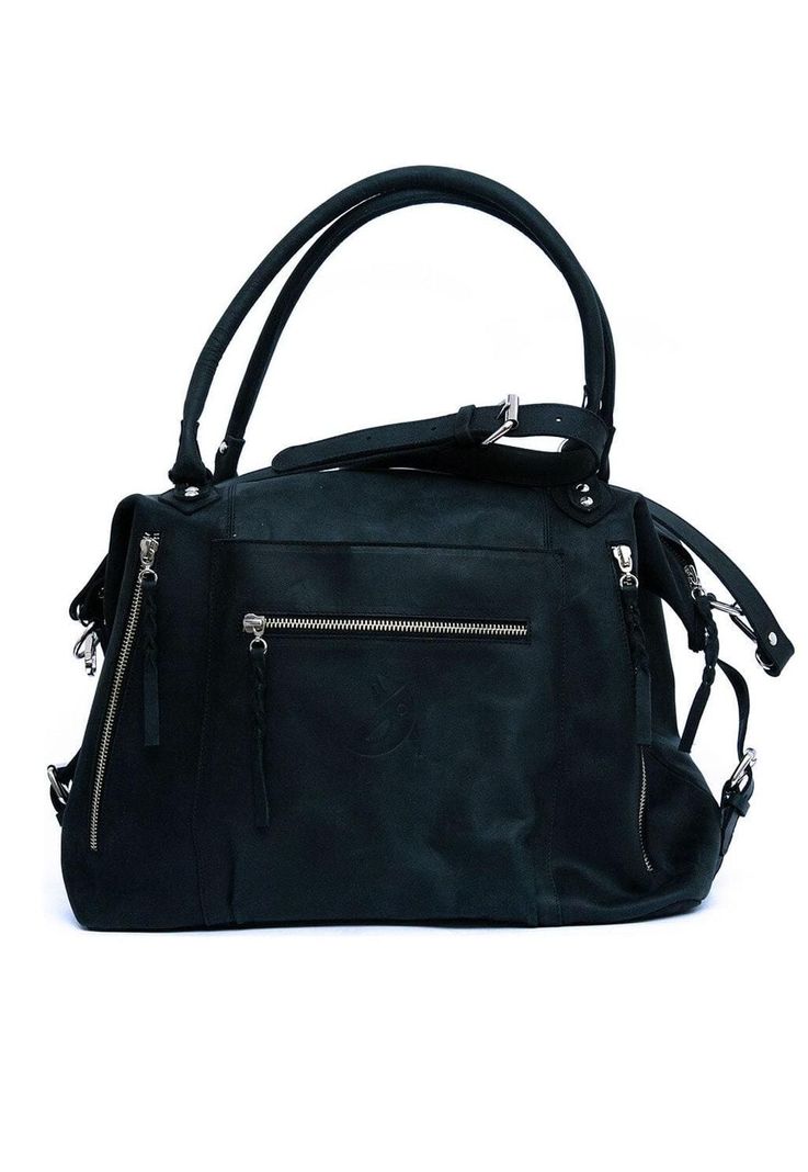 Cartera Mujer De Cuero Nemesis C1 Negro-1