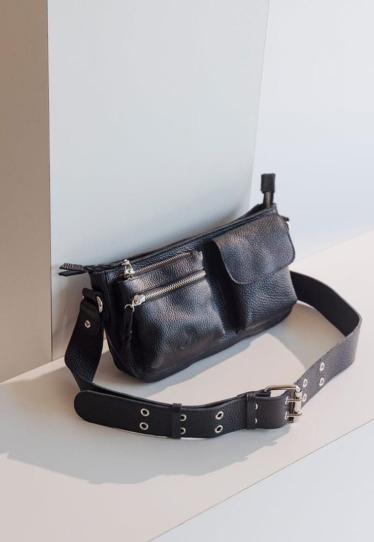 Cartera Mujer De Cuero Venus C1 Negro-5