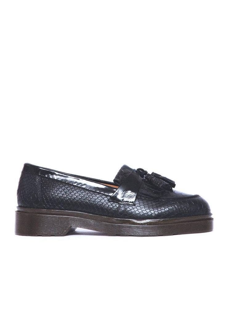 Mocasin Mujer De Cuero Matilde C7 Negro-0