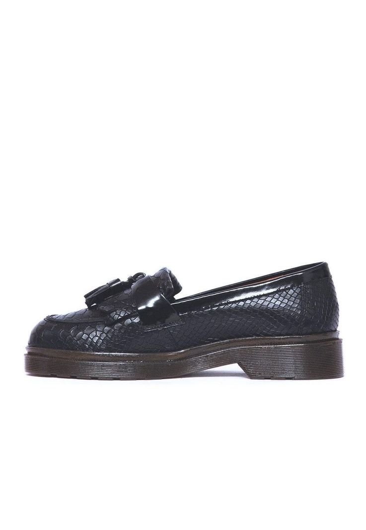 Mocasin Mujer De Cuero Matilde C7 Negro-3