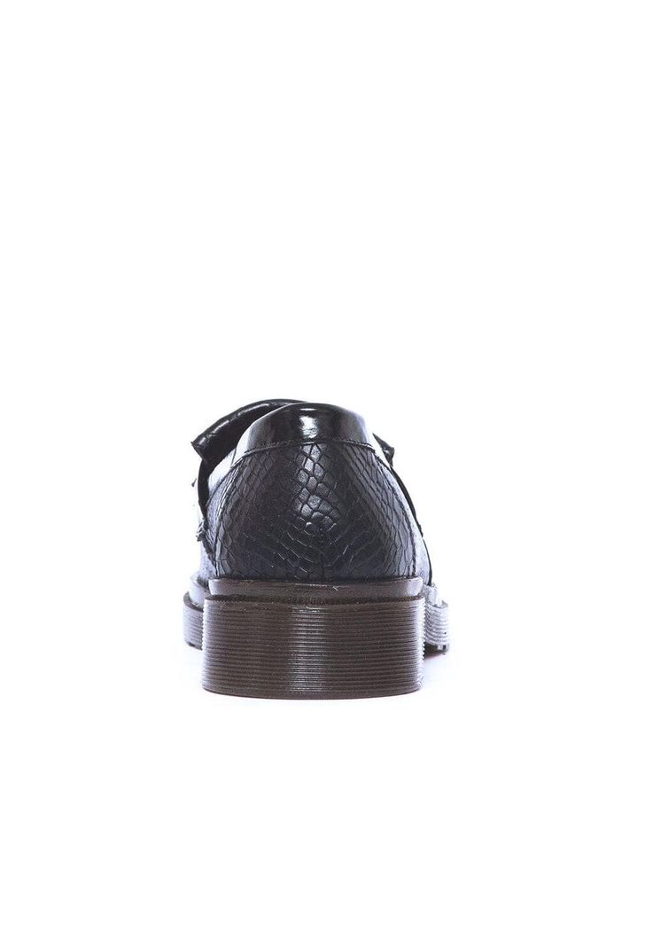 Mocasin Mujer De Cuero Matilde C7 Negro-4
