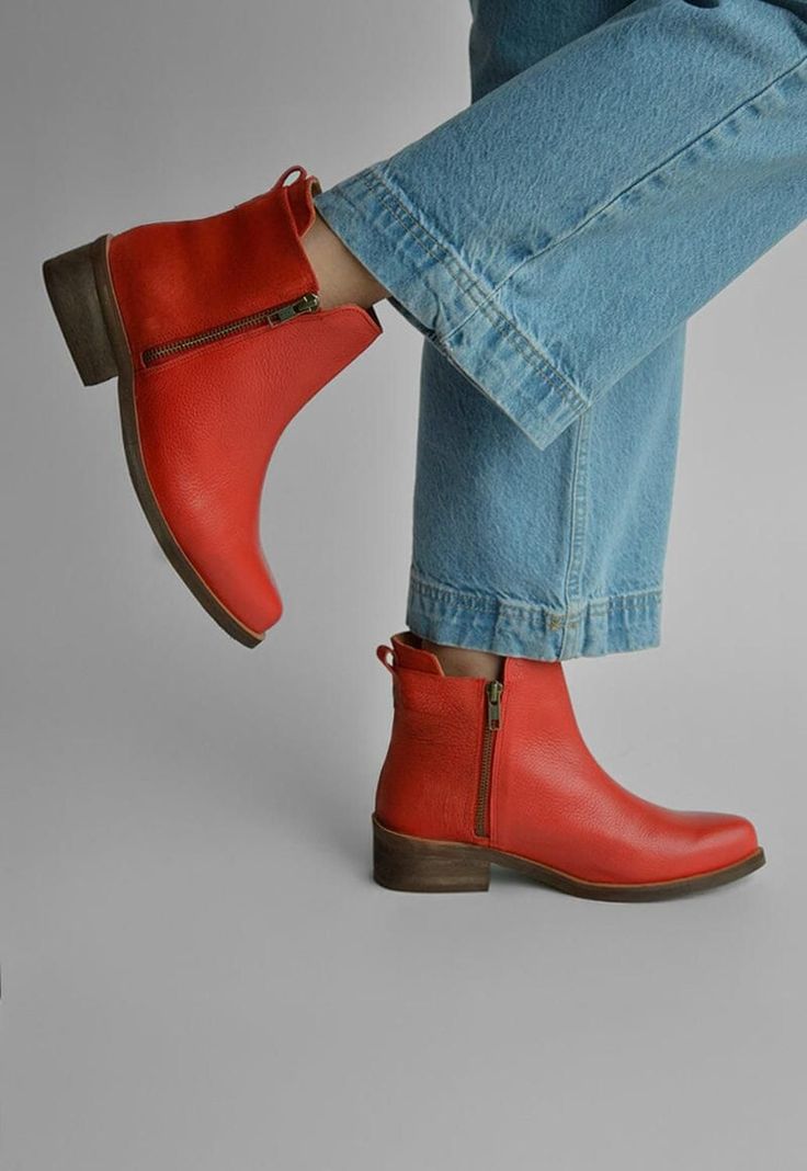 Botin Mujer / Lena Rojo-0