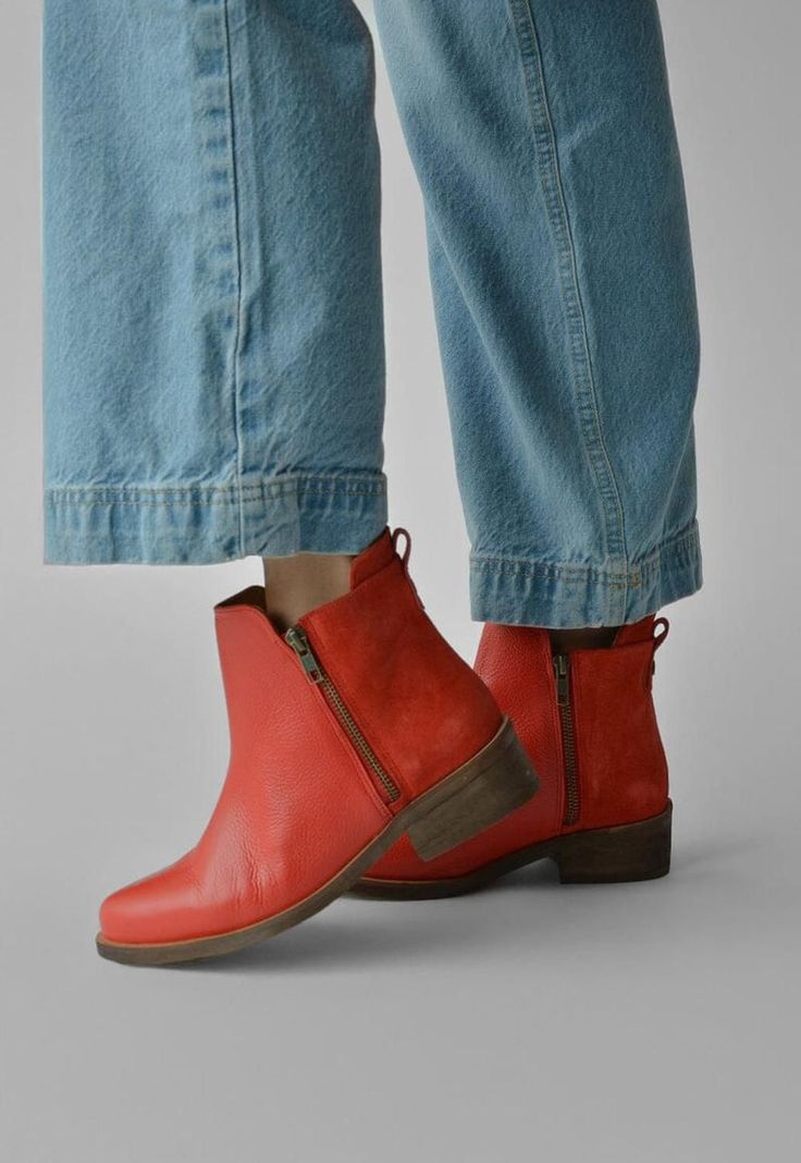 Botin Mujer / Lena Rojo-2