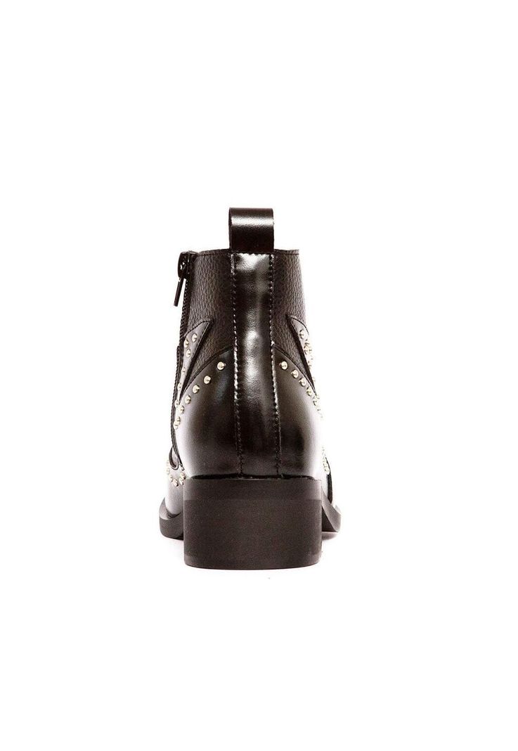 Botines Mujer De Cuero Alca C9 Negro -3