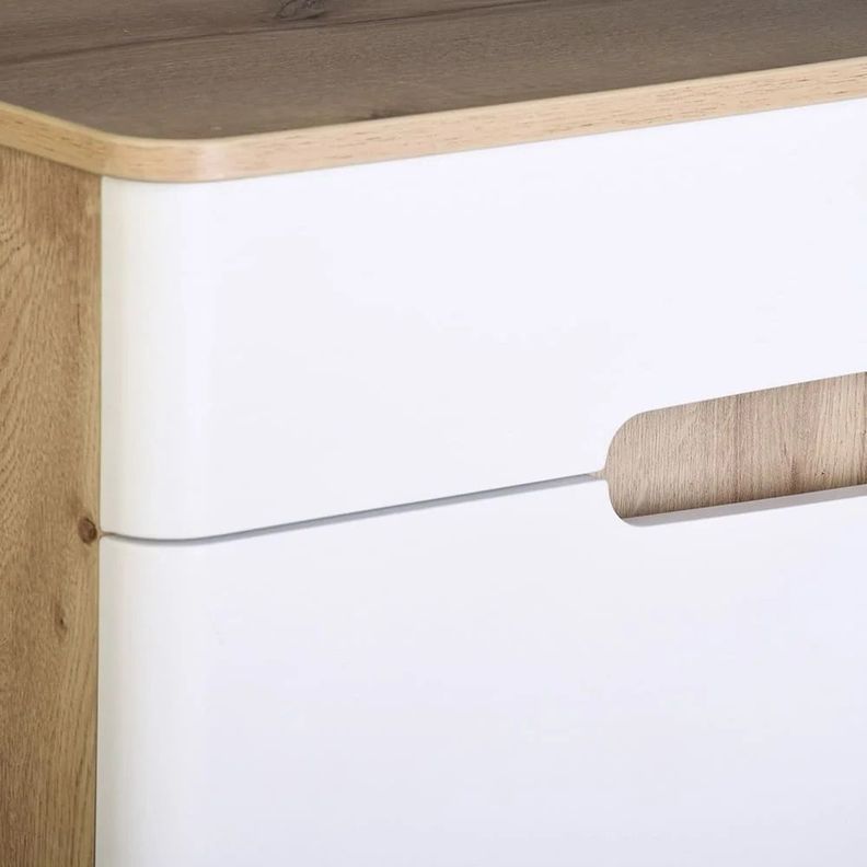 MUEBLE SUSPENDIDO CURVED 75 CM BLANCO MATE DUNA-1