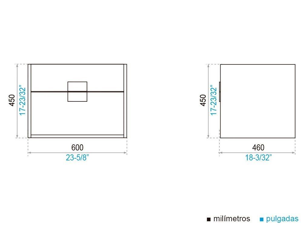 MUEBLE SUSPENDIDO HELENA 60 CM LUMEX BLANCO DUNA-3