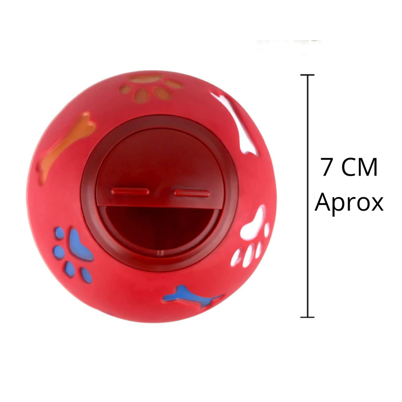 JUGUETE PELOTA COMEDERO S ROJA-1
