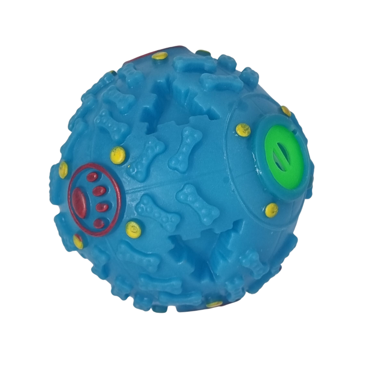 JUGUETE PELOTA COMEDERO CON SONIDO S AZUL-1