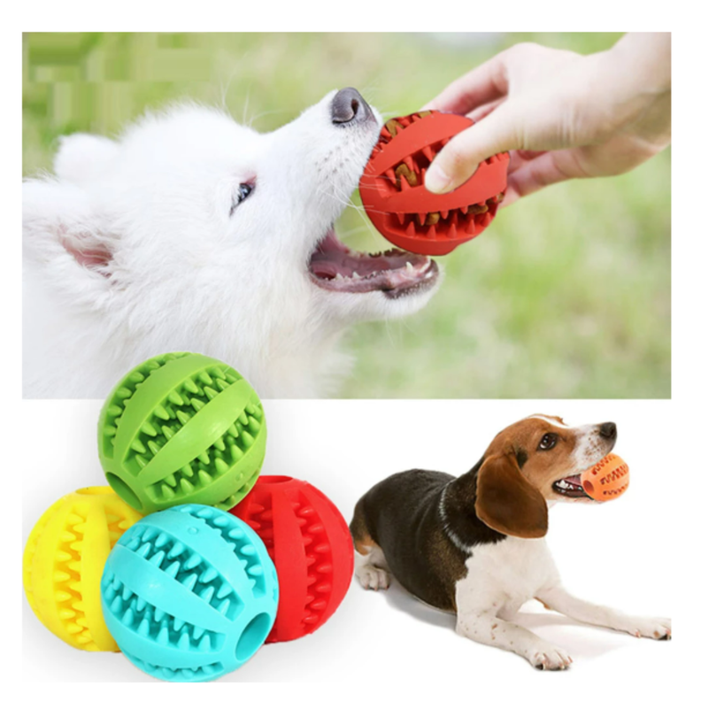 Juguete comedero de goma para mascota calipso-4