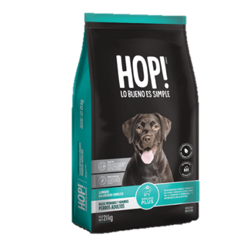 ALIMENTO SECO DE PERRO ADULTO HOP 18 KG-0